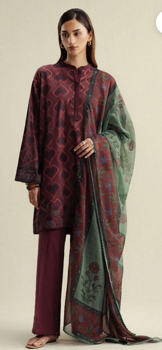 Zara Shah Jahan Coco Prints